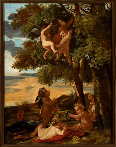 Nicolas Poussin - Cupids at play - M.Ob.1189 - National Museum in Warsaw