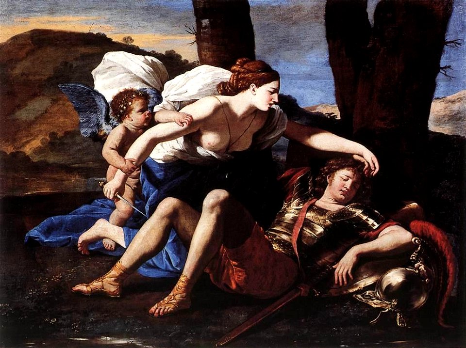 Nicolas Poussin - Rinaldo and Armida - WGA18263