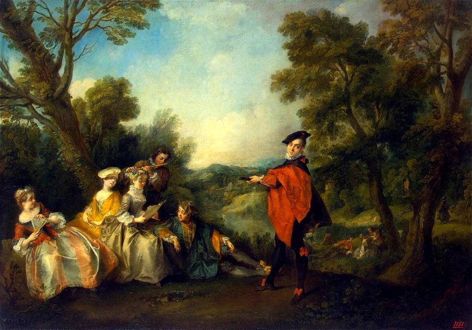 Nicolas Lancret - Concert in the Park - WGA12421