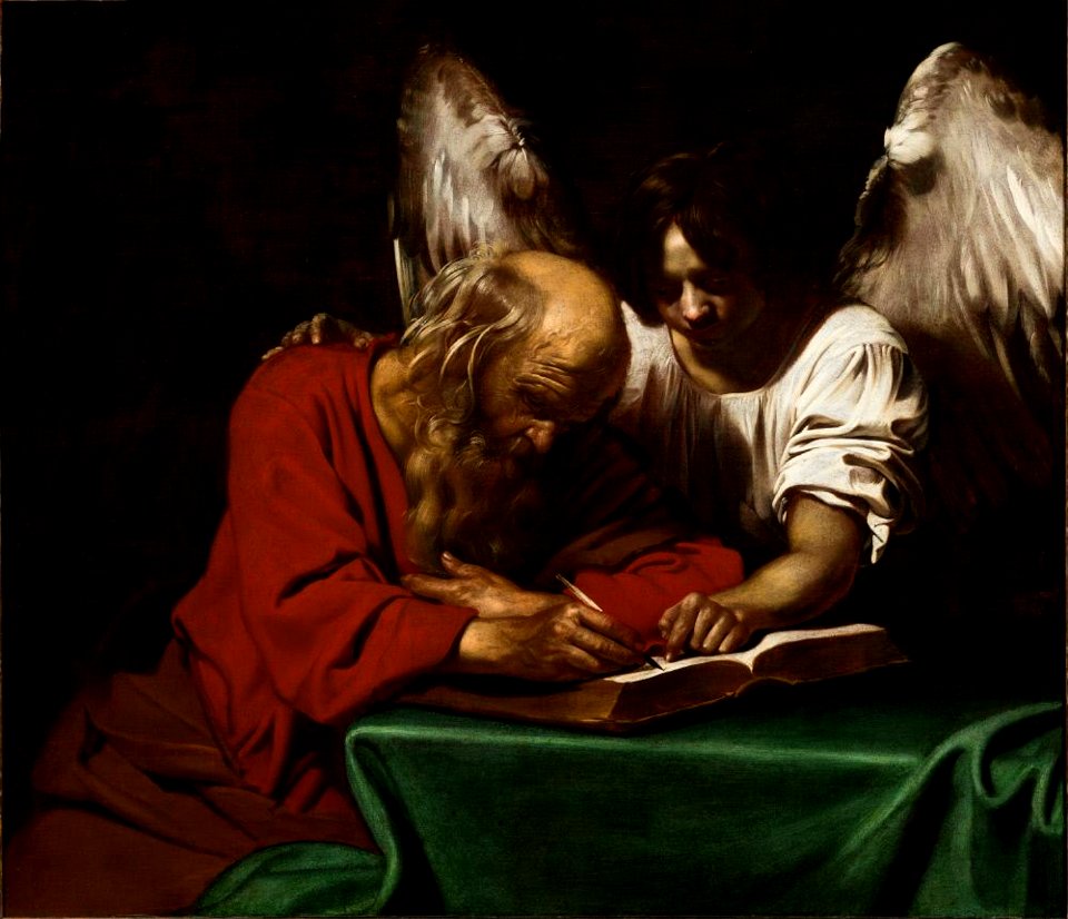 Nicolas Régnier - Saint Matthew and the Angel