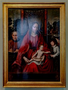 Niederländischer Maler-Madonna mit Kind-4668