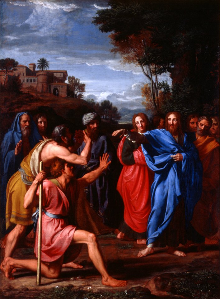 Nicolas Colombel - Christ Healing the Blind