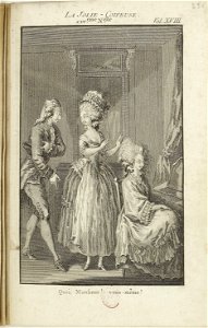 Nicolas Edme Restif de La Bretonne, Les Contemporaines, La jolie coiffeuse
