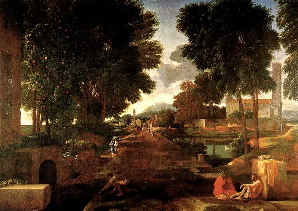 Nicolas Poussin - A Roman Road - WGA18328