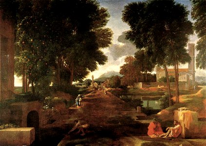 Nicolas Poussin - A Roman Road - WGA18328