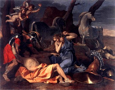 Nicolas Poussin - Tancred and Erminia - WGA