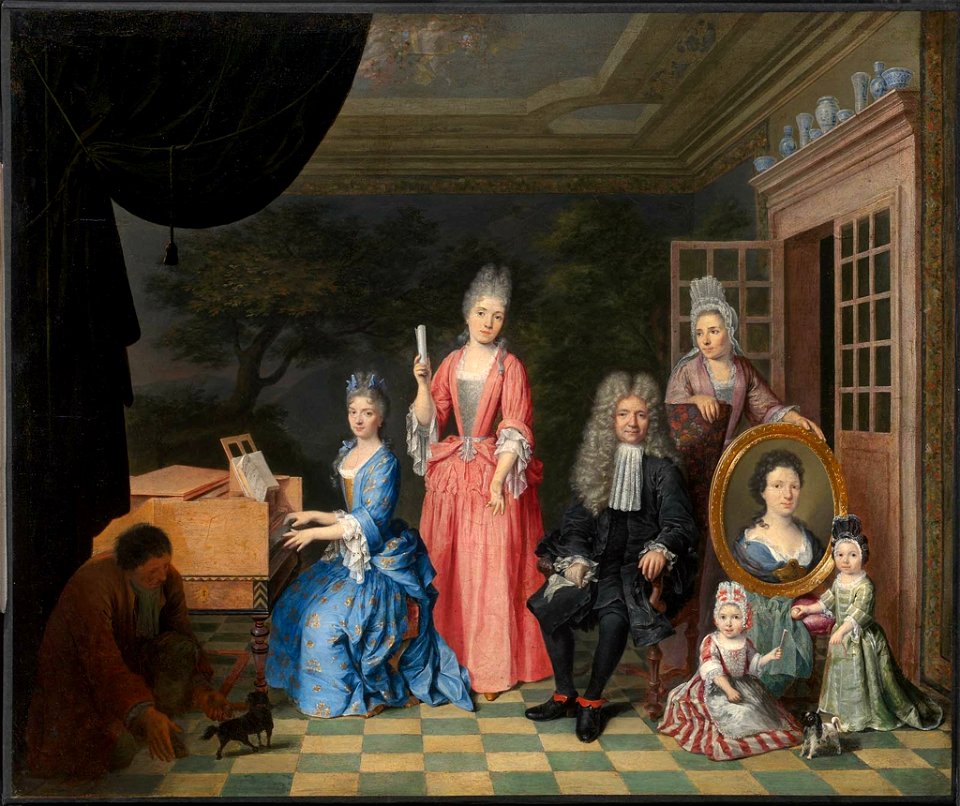 Nicolas Walraven van Haften - Portrait of a Family in an Interior - 1982.139 - Museum of Fine Arts