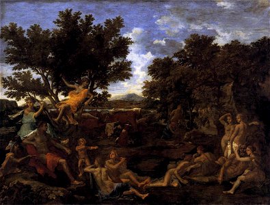 Nicolas Poussin - Apollo and Daphne - WGA18345
