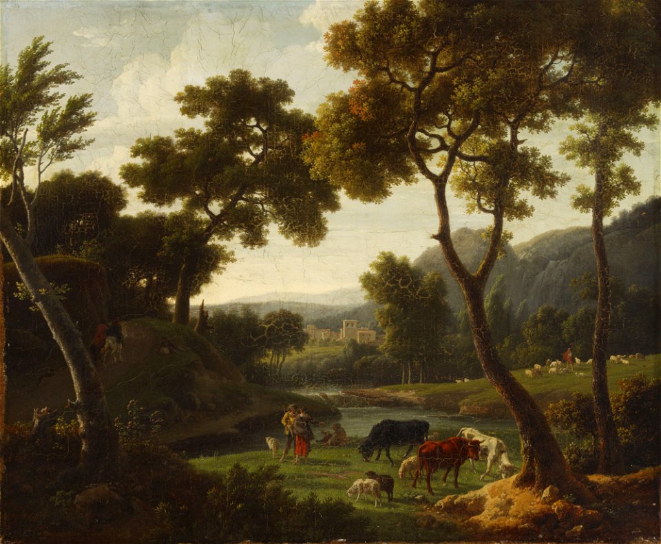 Nicolas-Didier Boguet - An Idealistic Landscape - A II 954 - Finnish National Gallery