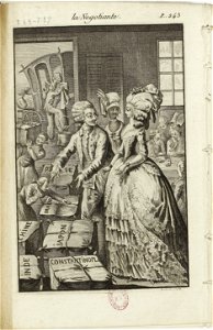 Nicolas Edme Restif de La Bretonne, Les Contemporaines, La négotiante