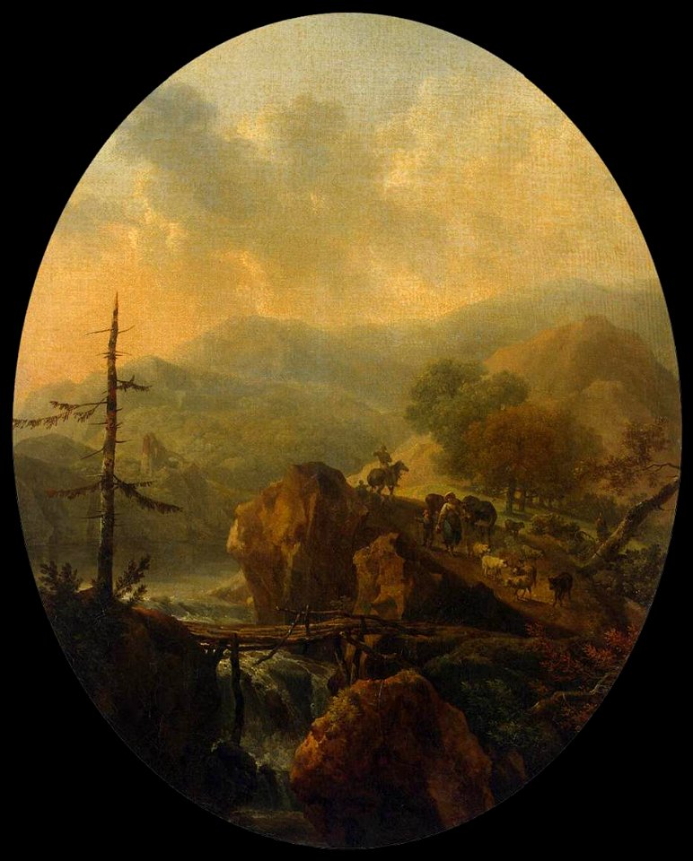 Nicolas-Antoine Taunay - Mountain Landscape - WGA22043