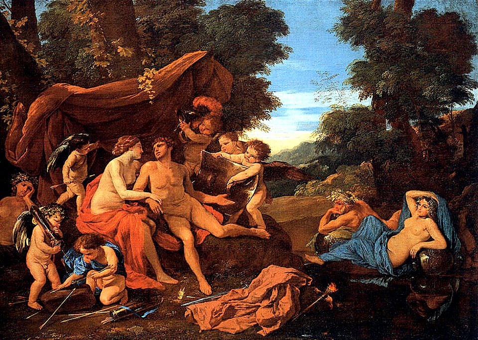 Nicolas Poussin mars and venera