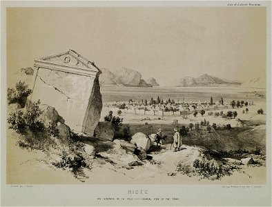 Nicée Vue générale de la ville - Laborde Léon Emmanuel Simon Joseph - 1838