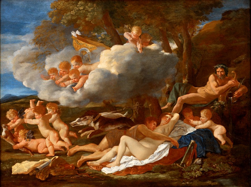Nicolas Poussin - Venus and Adonis - 54.186 - Rhode Island School of Design Museum