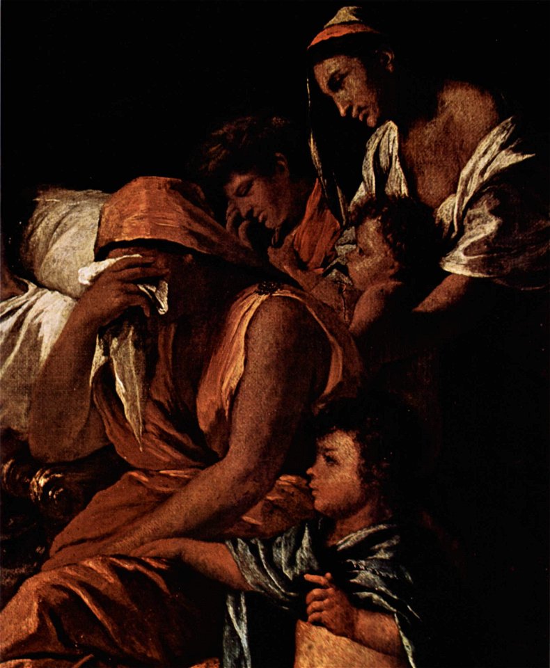 Nicolas Poussin - La Mort de Germanicus (détail)