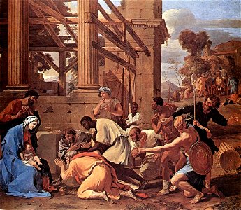 Nicolas Poussin - Adoration of the Magi - WGA18287. Free illustration for personal and commercial use.