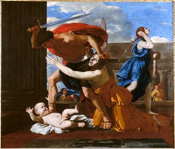 Nicolas Poussin - Le massacre des Innocents - Google Art Project. Free illustration for personal and commercial use.