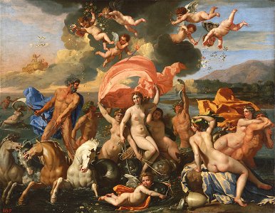 Nicolas Poussin, French - The Birth of Venus - Google Art Project. Free illustration for personal and commercial use.