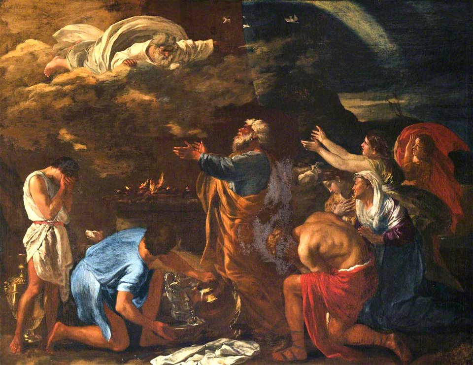 Nicolas Poussin (1594-1665) - The Sacrifice of Noah - 1298200 - National Trust