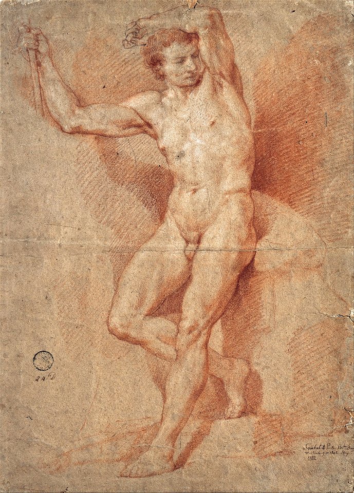 Nicolas Guibal - Standing Male Nude - Google Art Project