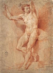 Nicolas Guibal - Standing Male Nude - Google Art Project