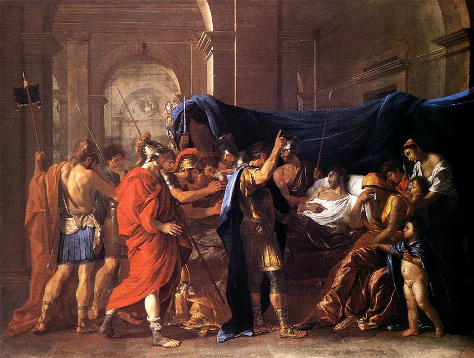Nicolas Poussin - The Death of Germanicus - WGA18265