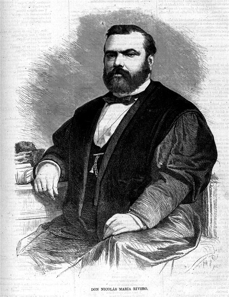 Nicolás María Rivero, en La Ilustración de Madrid