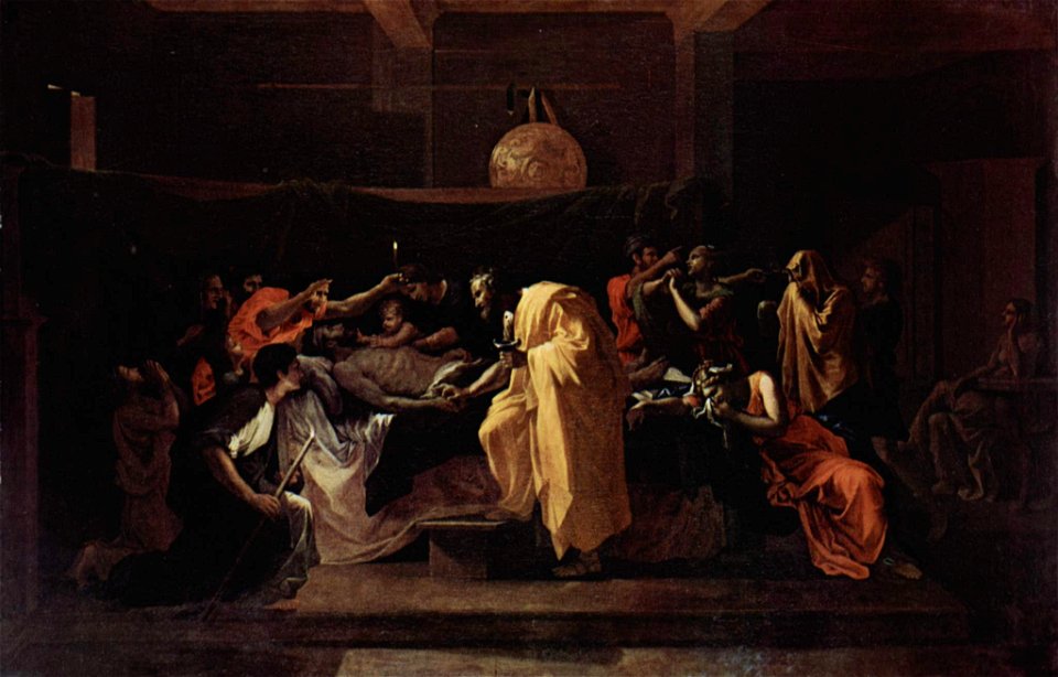 Nicolas Poussin - Les Sept Sacrements II- L'Extrême-Onction