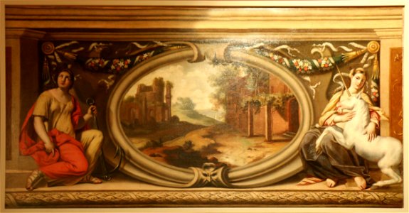 Nicolas Mignard-Paysage ruines antiques