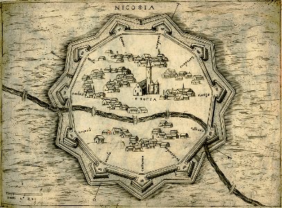 Nicosia - Camocio Giovanni Francesco - 1574