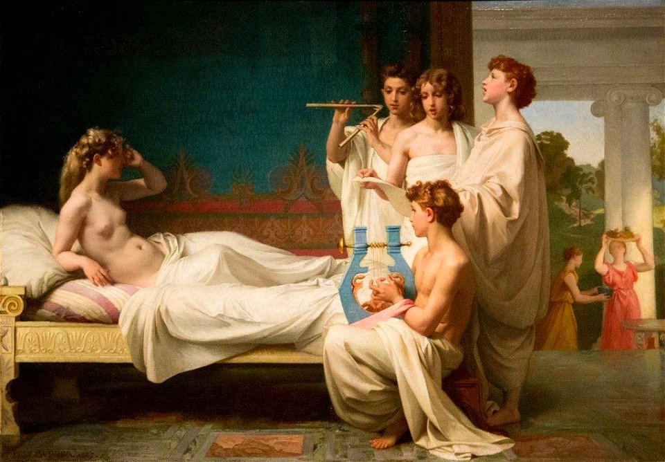 Nicolas-Adolphe Weber - The Awakening of Psyche