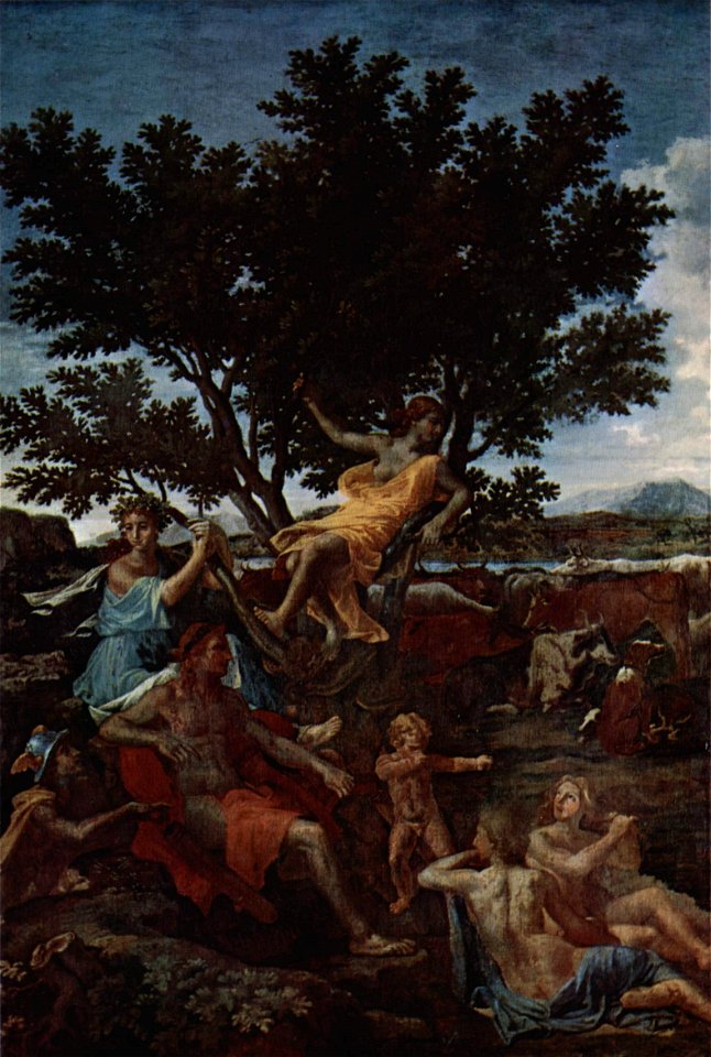 Nicolas Poussin - Apollon amoureux de Daphné
