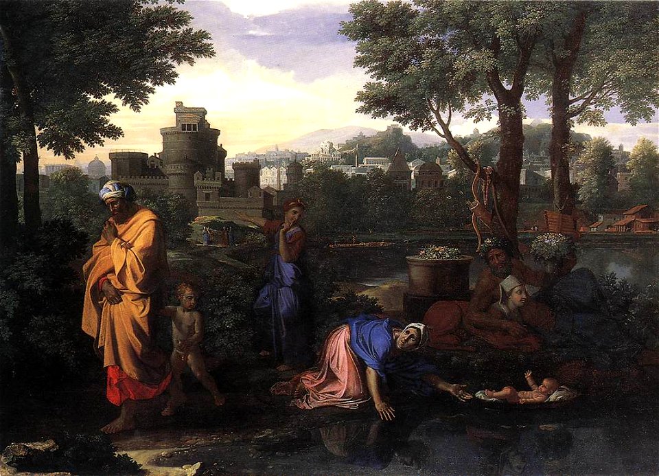 Nicolas Poussin - The Exposition of Moses - WGA18335