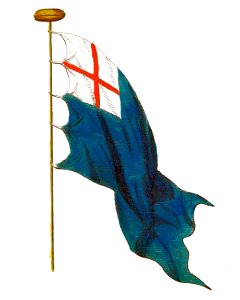 Nieuwe Hollandse scheeps-bouw 1695, Plate 8 (Schotse vlag)