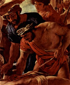 Nicolas Poussin - Le Martyre de Saint Érasme (détail)