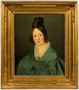 Niels Peter Holbech - Portrait of a Woman - NM 7411 - Nationalmuseum