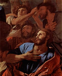 Nicolas Poussin - L'Apparition de la Vierge à saint Jacques le Majeur (détail)