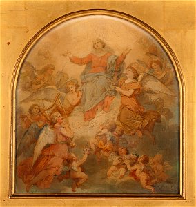 Nicolas Louis François Gosse - Esquisse pour l'église Saint-Nicolas-du-Chardonnet , La Vierge Triomphante - PDUT1503 - Musée des Beaux-Arts de la ville de Paris