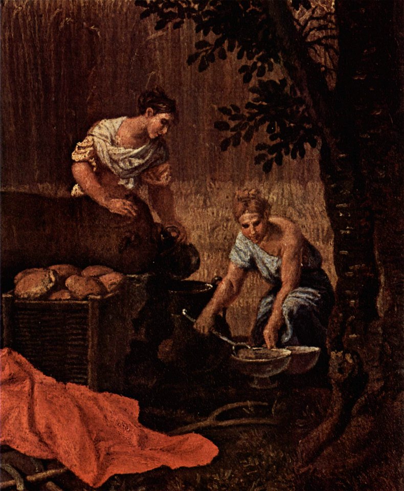 Nicolas Poussin - L'Été ou Ruth et Booz (détail) (2)