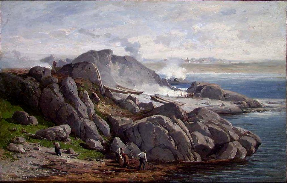 Johan Nielssen - Burning of Sea Tangle - NG.M.01001 - National Museum of Art, Architecture and Design