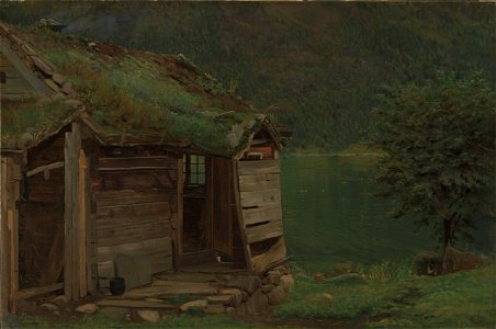 Amaldus Nielsen - Farmhouse at Balestrand - NG.M.00923 - National Museum of Art, Architecture and Design