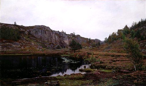 Amaldus Nielsen - In a lonely Place. (Hoven near Mandal) - NG.M.00619 - National Museum of Art, Architecture and Design