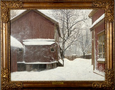 Amaldus Nielsen - Snefokk i Majorstuveien 8 - AN.M.00286 - Munch Museum (cropped-1)
