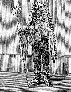 Nicosia – Costume di pastore (xilografia)