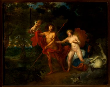 Nieznany malarz holenderski - Venus and Adonis - M.Ob.1026 - National Museum in Warsaw