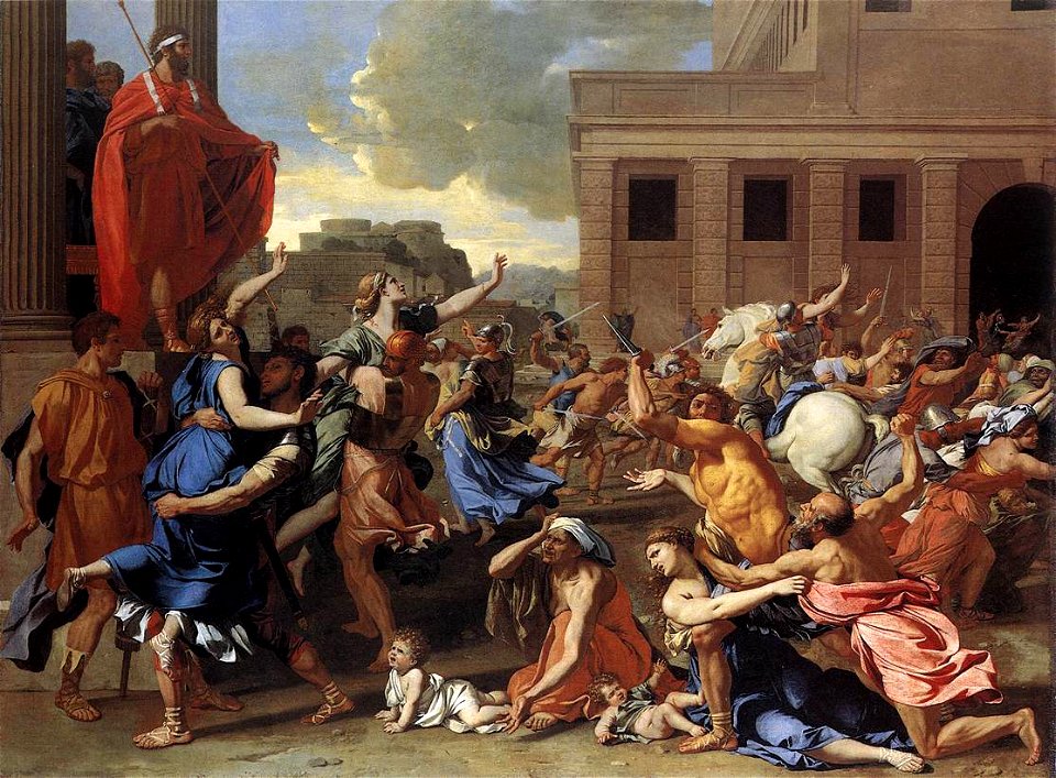 Nicolas Poussin - The Rape of the Sabine Women - WGA18296