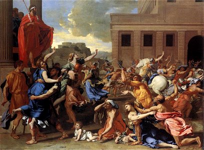 Nicolas Poussin - The Rape of the Sabine Women - WGA18296