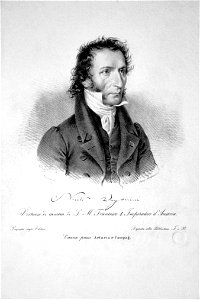 Nicolo Paganini Litho