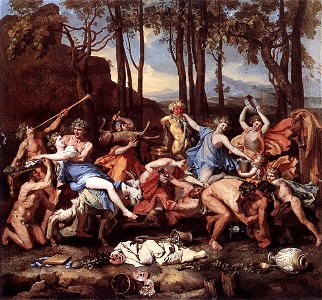 Nicolas Poussin - The Triumph of Pan - WGA18298. Free illustration for personal and commercial use.