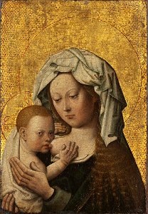 Nieznany malarz niderlandzki - Virgin and Child - NB 327 MNW - National Museum in Warsaw